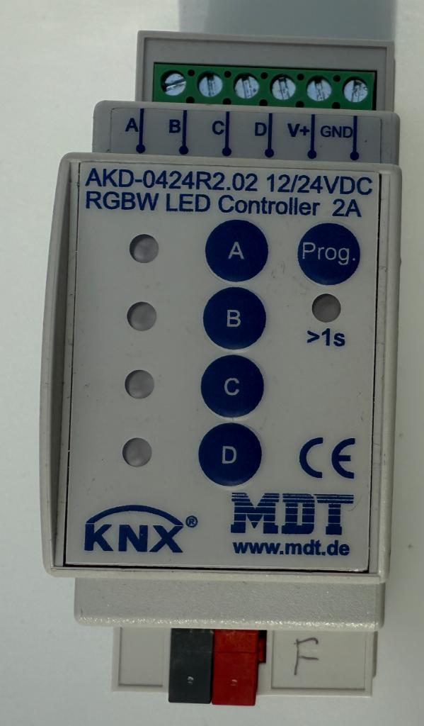 KNX RGBW Led Controller PWM 4 kanaals MDT, Doe-het-zelf en Bouw, Elektriciteit en Kabels, Nieuw, Overige typen, Ophalen of Verzenden