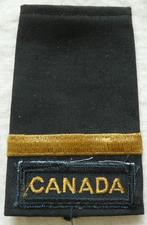 Rang Onderscheiding Rankslide, 2nd Lieutenant, Canada, 1970s, Verzamelen, Militaria | Algemeen, Ophalen of Verzenden, Landmacht
