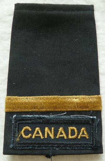 Rang Onderscheiding Rankslide, 2nd Lieutenant, Canada, 1970s beschikbaar voor biedingen