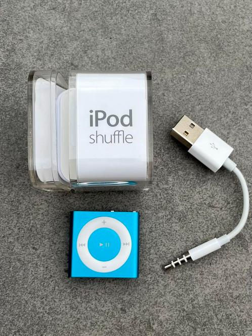 Apple iPod shuffle, Audio, Tv en Foto, Mp3-spelers | Apple iPod, Zo goed als nieuw, Shuffle, 2 tot 10 GB, Blauw, Met radio, Ophalen