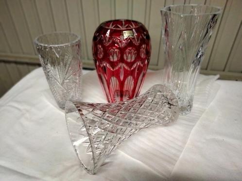 vases en cristal, Antiek en Kunst, Antiek | Glaswerk en Kristal, Ophalen