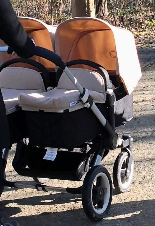Tweeling kinderwagen van het merk Bugaboo, Kinderen en Baby's, Tweelingen en Meerlingen, Gebruikt, Ophalen