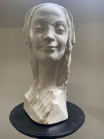Antoon & Luc Van Parijs, gipsen buste & houtsculptuur gelaat, Ophalen
