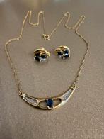 Chaîne avec boucles d’oreilles en or 18 k(disponible), Enlèvement, Comme neuf, Or, Or