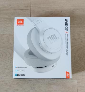 Casque JBL Live 500BT Blanc