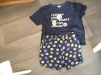 fish and chips shortama maat 146-mooie staat, Kinderen en Baby's, Kinderkleding | Maat 146, Ophalen, Gebruikt, Meisje