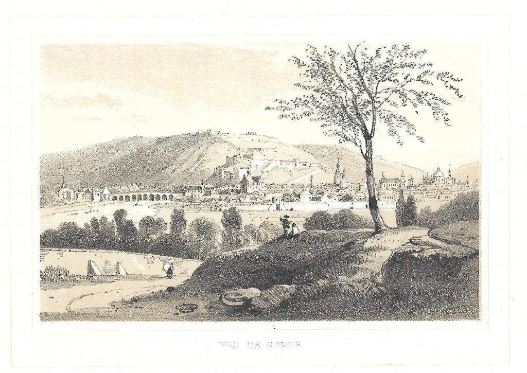 1844 - Vue de Namur, Verzenden