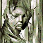 " Glance " Unieke editie 1/1 - Digitaal schilderij/Giclee -, Ophalen of Verzenden