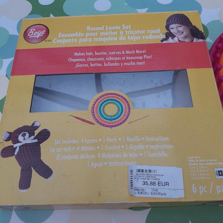 zelf leren breien round loom set, Enfants & Bébés, Jouets | Éducatifs & Créatifs, Enlèvement ou Envoi