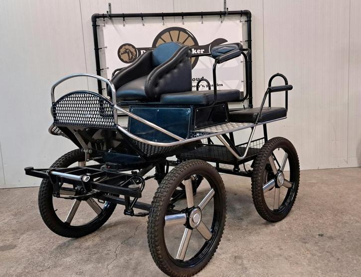 Menwagen koets rijtuig enkelspan, Dieren en Toebehoren, Rijtuigen en Koetsen, Gebruikt, Overige typen, Paard of Pony