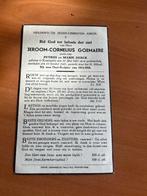 Oud -strijder 1914-18-J. Goemaere  Reninghelst 1897 + 1945, Verzenden, Rouwkaart