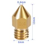 3D Printer MK8 Nozzle 0,2 - 1.0 mm, Ophalen of Verzenden, Nieuw, Creality 3D