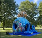 "Springkasteel Clownvis met glijbaan"., Enlèvement, Utilisé