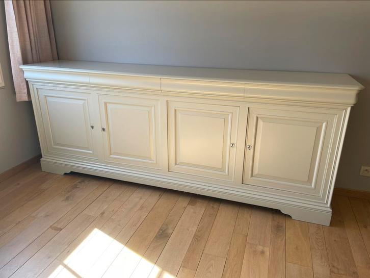 Prachtige massief mahonie dressoir kast, Huis en Inrichting, Kasten | Dressoirs, Gebruikt, 200 cm of meer, 50 tot 75 cm, Met lade(s)