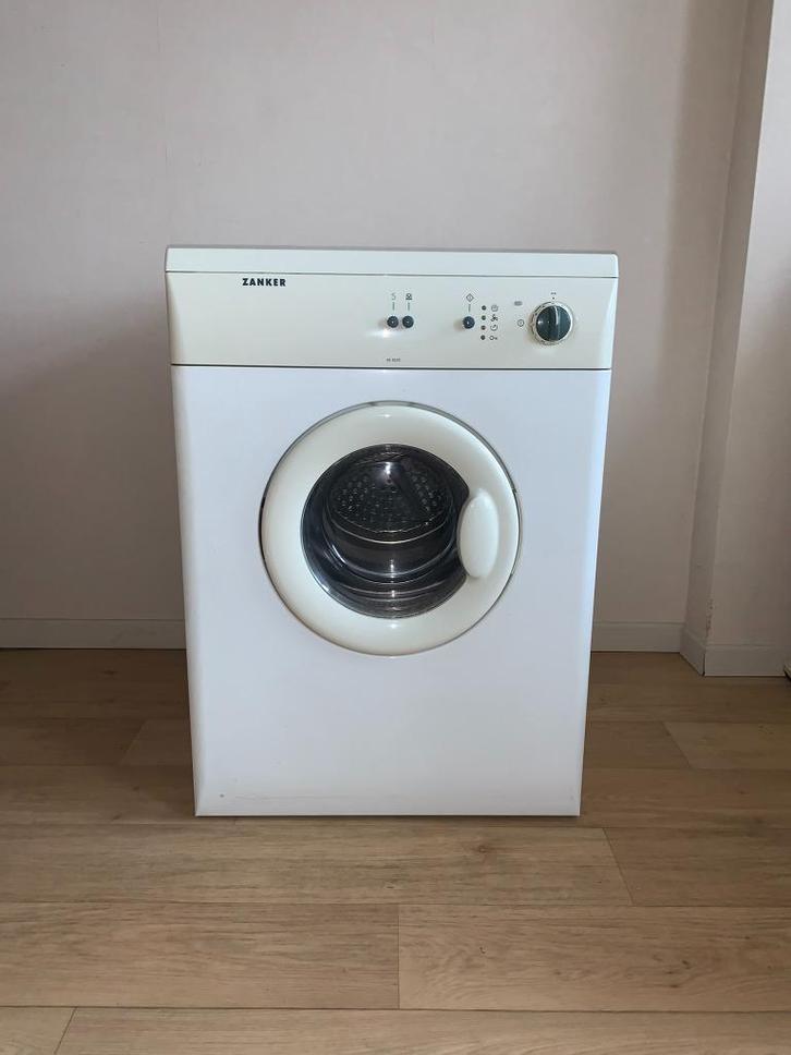 ZANKER 5KG droger, Elektronische apparatuur, Droogkasten, Gebruikt, Luchtafvoer, Voorlader, 4 tot 6 kg, 85 tot 90 cm, Anti-kreukfase