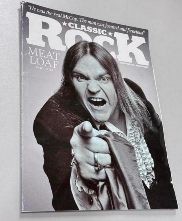 Classic Rock Magazine UK Issue 299 APRIL 2022 - MEAT LOAF, Verzamelen, Muziek, Artiesten en Beroemdheden, Gebruikt, Boek, Tijdschrift of Artikel