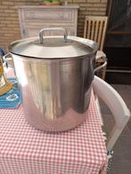 Inox kookpot 15ltr, Huis en Inrichting, Keuken | Potten en Pannen, Ophalen, Zo goed als nieuw, Inox