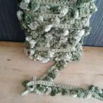 Oude brocante/retro  flosjes textiel lint 12 meter, Verzenden