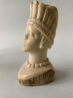 Antiek zwaar ivoren beeld, Antiek en Kunst, Kunst | Beelden en Houtsnijwerken, Verzenden