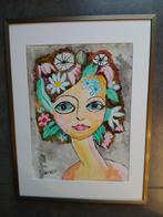 Schilderij vrouw, Ophalen