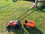 elektrisch grasmachine, Ophalen, Opvangbak
