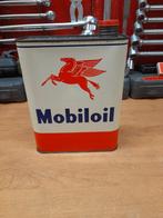 ancien bidon huile vide mobil mobiloil A sae30, Collections, Marques & Objets publicitaires, Enlèvement ou Envoi, Utilisé, Autres types