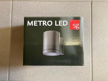 SG Lighting - metro wandopbouw LED grafiet 1x6W LED GU10, Enlèvement, Neuf, Métal