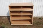 Joli meuble TV avec caisson tournant en hêtre clair Bon état, Ophalen, Gebruikt, 50 tot 100 cm, Minder dan 100 cm