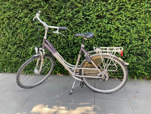 Damesfiets Montego paars-goud Geetbets, Fietsen en Brommers, Fietsen | Dames | Damesfietsen, Gebruikt, Overige merken, Versnellingen