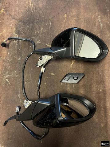 Set spiegels klapfunctie zwart VW Golf 7 GTI GTD beschikbaar voor biedingen