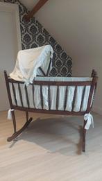 Berceau bois ancien avec revêtement pour bébé, Enfants & Bébés, Enlèvement, Utilisé, Berceau
