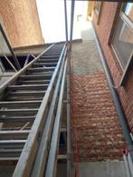 Aluminiumladder 3 x 18 sporten, Ophalen, Zo goed als nieuw, Ladder, Opvouwbaar of Inschuifbaar