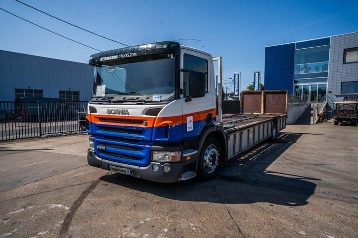 Scania P 270 (19T)- PORTE GAZ /10 PALETTES (bj 2005), Auto's, Vrachtwagens, Bedrijf, Te koop, Elektrische ramen, Scania, Diesel