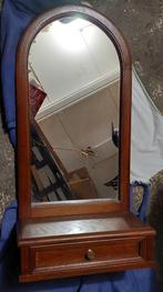 Eiken spiegelkastje met lade en kleine pers, Ophalen of Verzenden