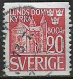 Zweden 1946 - Yvert 320 - Kathedraal te Lund   (ST), Timbres & Monnaies, Timbres | Europe | Scandinavie, Suède, Affranchi, Envoi