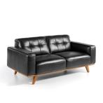 UNICORN Tweezitsbank leer L:181 cm B:95 cm H:78 cm, Huis en Inrichting, Fauteuils, Verzenden, Minder dan 75 cm, Nieuw, 75 tot 100 cm