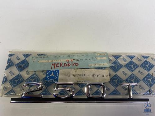 NOS typeplaatje 250T voor Mercedes-Benz W123 T-Model S123, Auto-onderdelen, Carrosserie, Mercedes-Benz, Nieuw, Ophalen of Verzenden