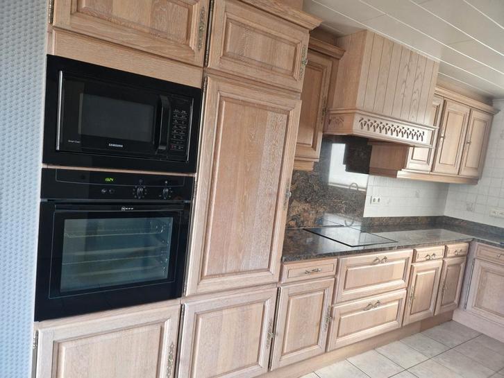 Cuisine équipée, Maison & Meubles, Cuisine | Cuisines complètes, Utilisé, Cuisine d'angle, Crème, Granit ou Pierre, Enlèvement