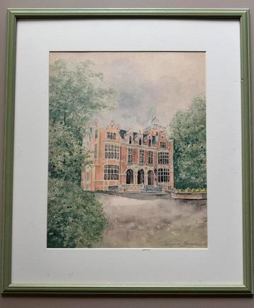 Schilderij Ingrid Geudens olieverf op doek 46 x 37 beschikbaar voor biedingen