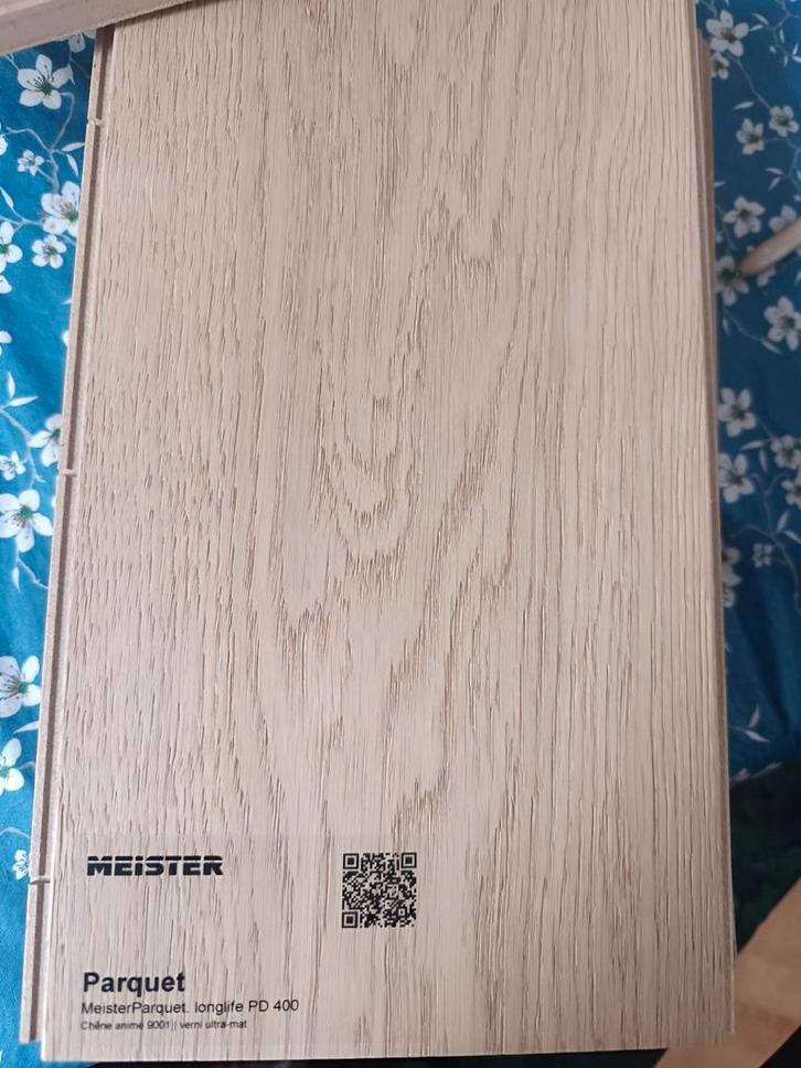 Parquet Semi Massif Meister - Chêne ultra mat 6,3m2, Bricolage & Construction, Planches & Dalles, Neuf, Parquet, Bois, 150 cm ou plus