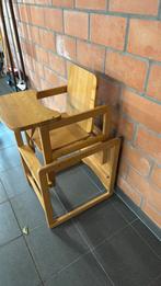 Vintage babystoel hout, Kinderen en Baby's, Kinderstoelen, Ophalen, Gebruikt, Overige typen, Aanschuifbaar