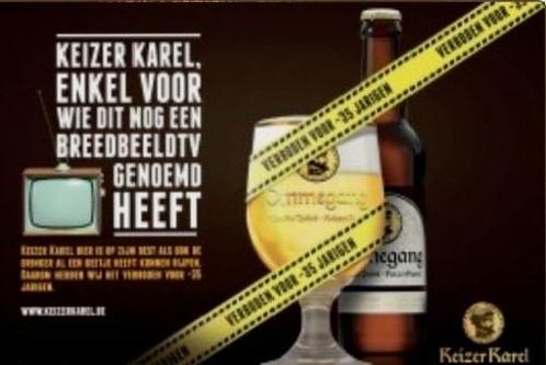 Reclamebord vintage Ommegang Keizer Karel - mancave nieuw, Verzamelen, Merken en Reclamevoorwerpen, Nieuw, Reclamebord, Ophalen of Verzenden