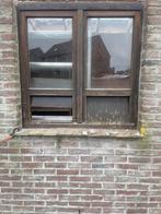 Houten Afzelia ramen voor duivenhok, Ophalen, Gevelraam of Ruit, Gebruikt, 80 tot 120 cm