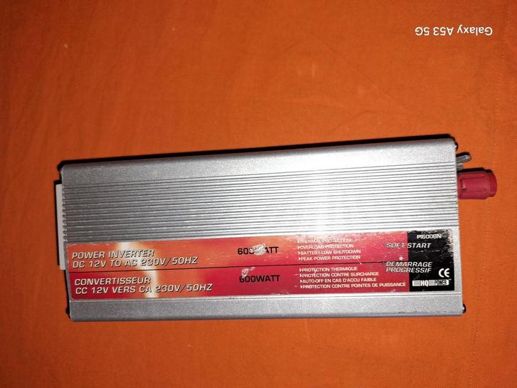 MODIFIED SINE WAVE POWER INVERTER 600W 12VDC IN / 230VAC OUT, Elektronische apparatuur, Overige elektronische apparatuur, Gebruikt