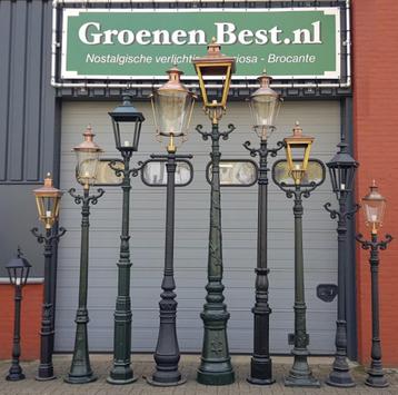 Nieuw gietijzeren lantaarnpalen straatlampen tuinlampen, Neuf, 50 à 250 watts, Lampadaire, Enlèvement ou Envoi
