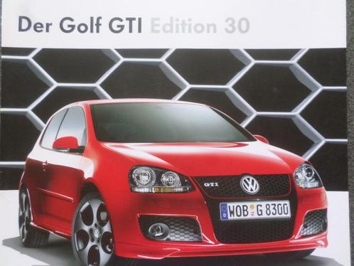 Brochure de la Volkswagen VW Golf GTI Édition 30 10-2006, Livres, Autos | Brochures & Magazines, Volkswagen, Enlèvement ou Envoi