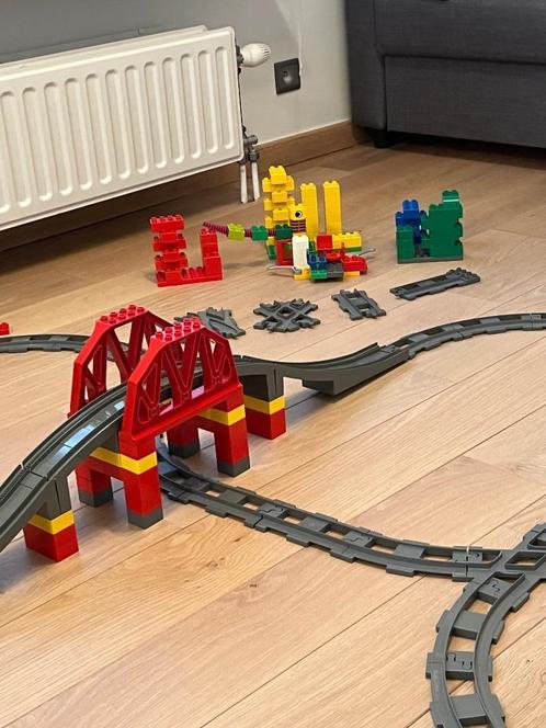 duplo treinen met toebehoren, Kinderen en Baby's, Speelgoed | Duplo en Lego, Zo goed als nieuw, Duplo, Complete set, Ophalen