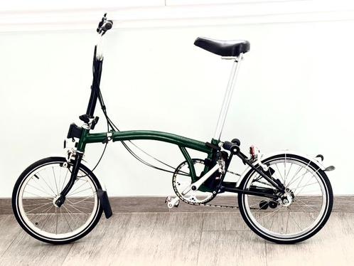 Brompton M6L 6-speed in perfecte staat, Fietsen en Brommers, Fietsen | Vouwfietsen, Zo goed als nieuw, Brompton, Totaal opvouwbaar
