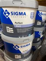 🔥 Peinture Sigma PERFECT MAT 10L BLANC En super Promos!!!, Nieuw, Wit, 10 tot 15 liter