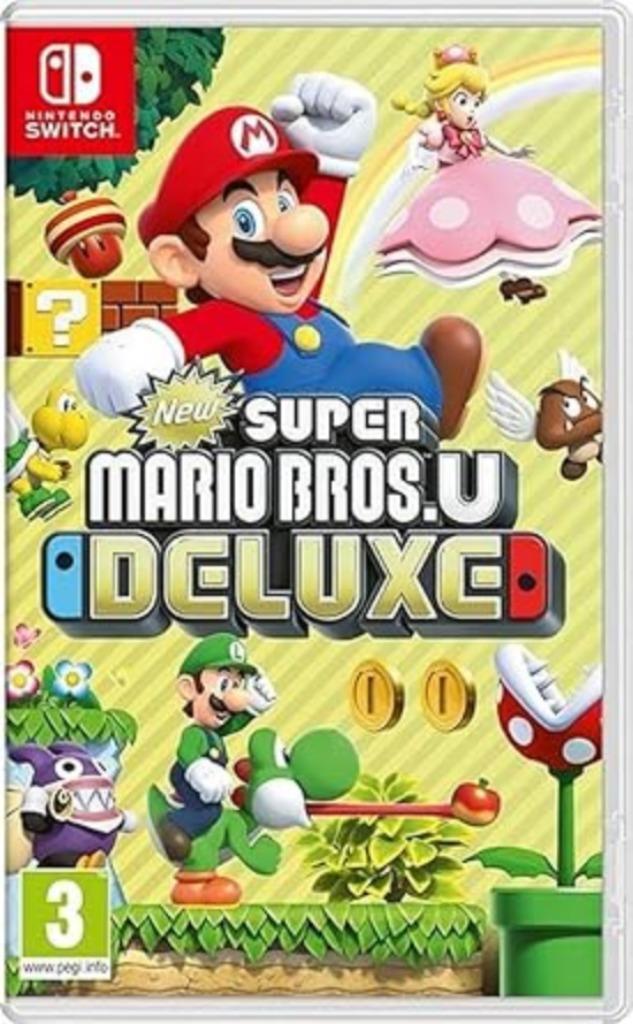 New Super Mario Bros Deluxe SNELLE GRATIS LEVERING, Games en Spelcomputers, Games | Nintendo Switch, Nieuw, Avontuur en Actie